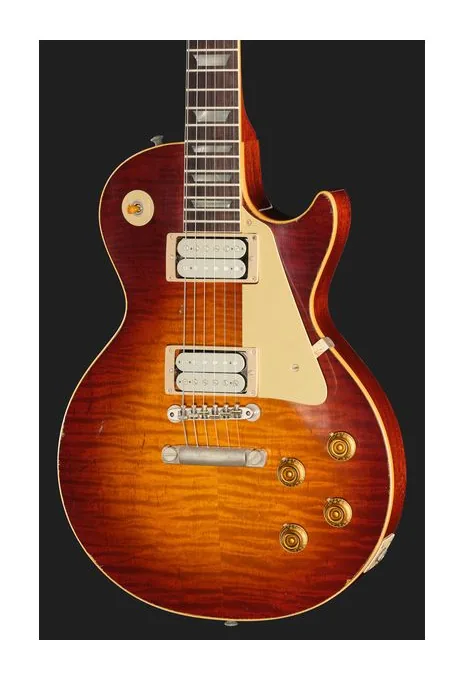Gibson 59 Les Paul FactoryB HPT LA #2 sfotografowana frontalnie