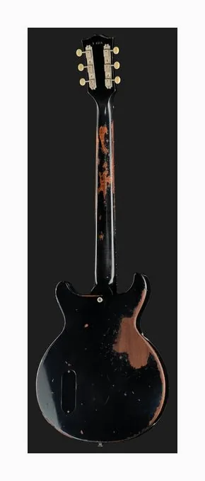 Gibson 60 Junior DC Ebony UHA, gryf i podstrunnica z boku