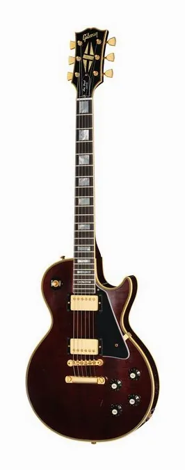 Gibson 64 Les Paul Custom Dark WN LA z bliska od przodu
