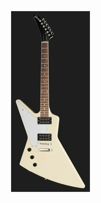 Gibson 70s Explorer Antique Natural, profil boczny korpusu