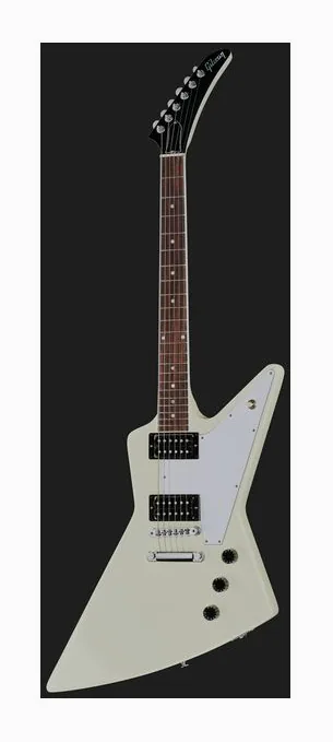 Gibson 70s Explorer Antique Natural widziana od przodu