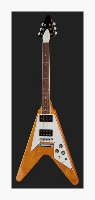 Gibson 70s Flying V Antique Natural, tył korpusu