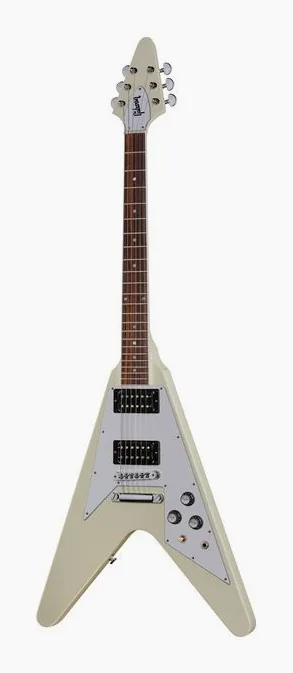 Gibson 70s Flying V CW z bliska od przodu