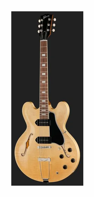 Gibson ES-330 Antique Natural, linie korpusu z góry