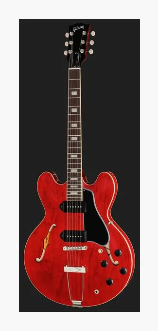 Gibson ES-330 Sixties Cherry, przełącznik przetworników i gniazdo wyjściowe