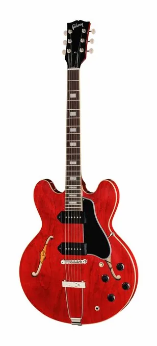 Gibson ES-330 Sixties Cherry widziana od przodu