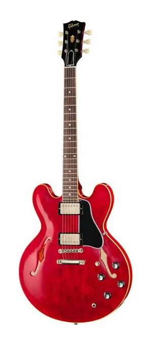 Gibson ES-335 50s VTB z bliska od przodu