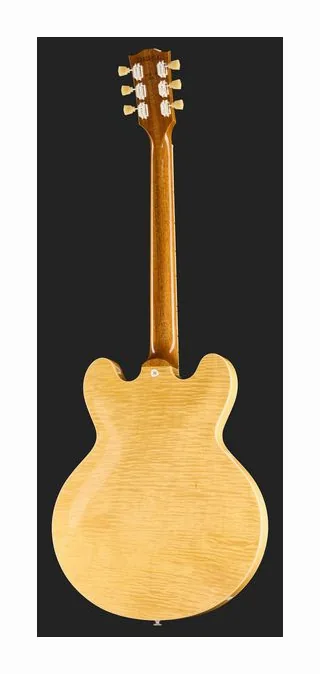 Gibson ES-335 Figured Iced Tea, przetworniki i gałki regulacji
