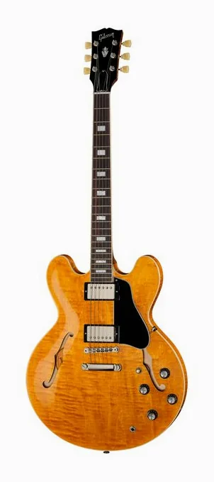 Gibson 1959 ES-335 Reissue VB VOS LH z bliska od przodu