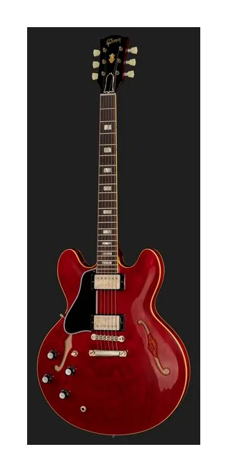 Gibson 1959 ES-335 Reissue EB ULA, korpus i lakier z bliska