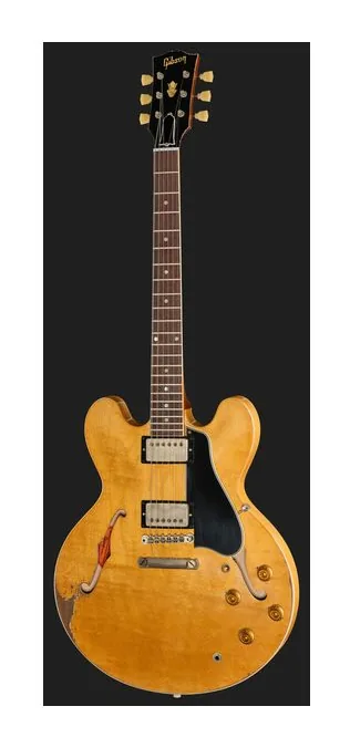 Gibson 1959 ES-335 Reissue VN UHA #1, korpus i lakier z bliska
