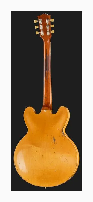 Gibson 1959 ES-335 Reissue VN UHA #3, linie korpusu z góry