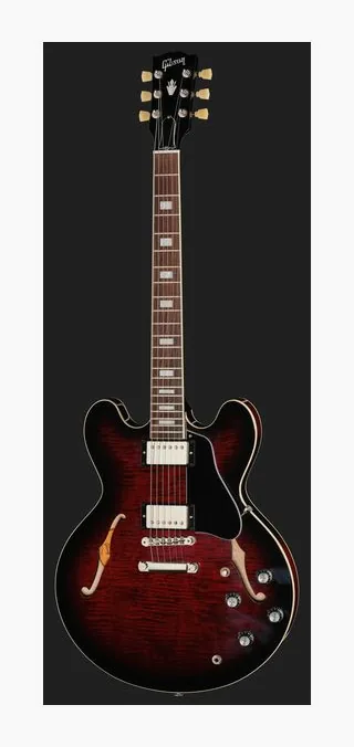 Gibson ES-335 Dot 60s Cherry, tył korpusu