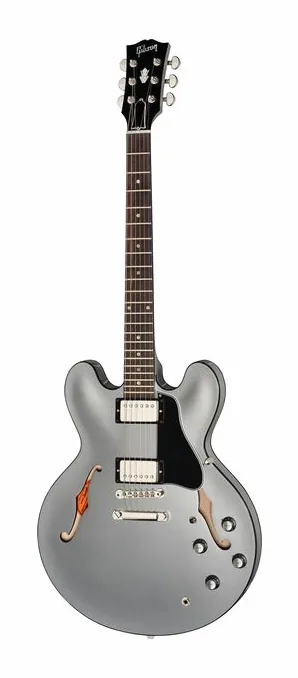 Gibson 1964 ES-335 Aspen White VOS z bliska od przodu