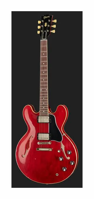 Gibson 1961 ES-335 Reissue 60s CH HA, profil boczny korpusu