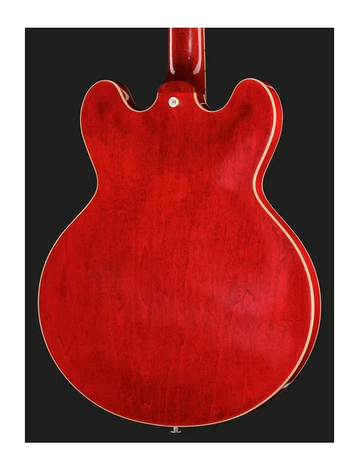 Gibson ES-335 Figured DOB ujęta od przodu na neutralnym tle