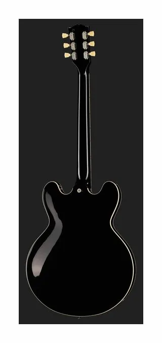 Gibson ES-335 60s Dark Walnut, główka z kluczami i logo