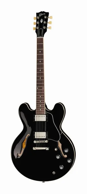 Gibson ES-335 60s Dark Walnut widziana od przodu