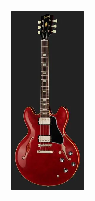 Gibson ES-335 Dot Vintage Ebony, tył korpusu