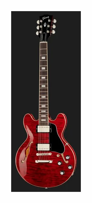 Gibson ES-339 Figured 60s Cherry, mostek i klucze strojcze