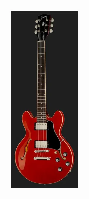 Gibson ES-339 60s Cherry, tył korpusu