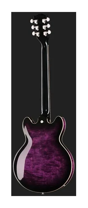 Gibson ES-339 Figured D Purple Burst, gryf i podstrunnica z boku
