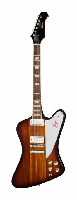 Gibson Firebird Platypus Tobacco SB z bliska od przodu
