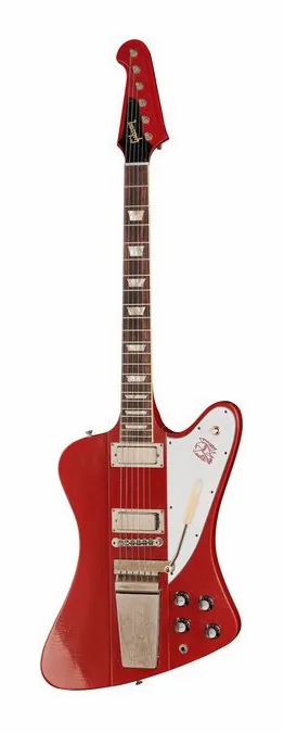 Gibson 1963 Firebird V Reissue ER ULA z bliska od przodu