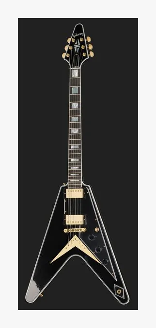 Gibson Flying V Custom EB, linie korpusu z góry