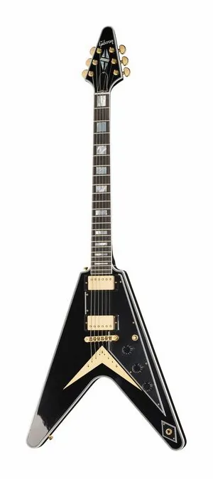 Gibson Flying V Custom EB widziana od przodu
