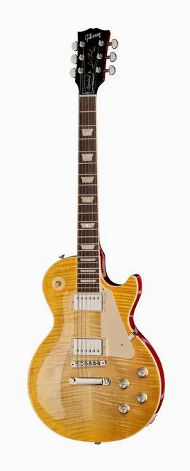 Gibson Les Paul Standard 60s BB LH ujęta od przodu na neutralnym tle