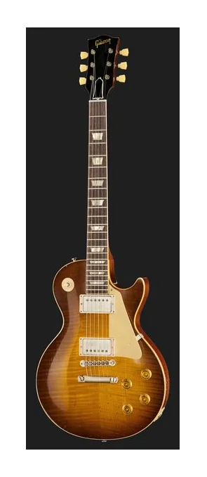 Gibson Les Paul 57 Goldtop UHA, główka z kluczami i logo
