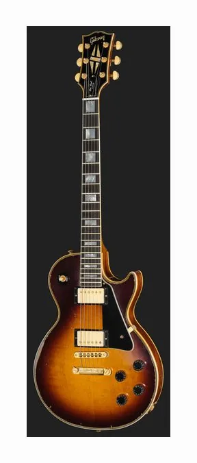 Gibson Les Paul 54 Goldtop Heavy Aged, linie korpusu z góry