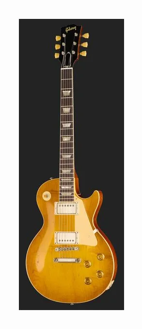 Gibson Les Paul Custom AxcessPeacockW, główka z kluczami i logo