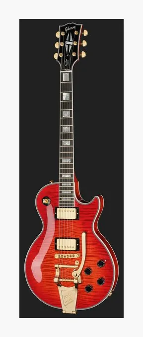 Gibson Les Paul 58 Bourb.Burst VOS LH, linie korpusu z góry