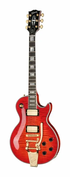 Gibson Les Paul 58 Bourb.Burst VOS LH z bliska od przodu