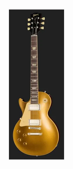 Gibson Les Paul 58 Washed Cherry VOS, główka z kluczami i logo