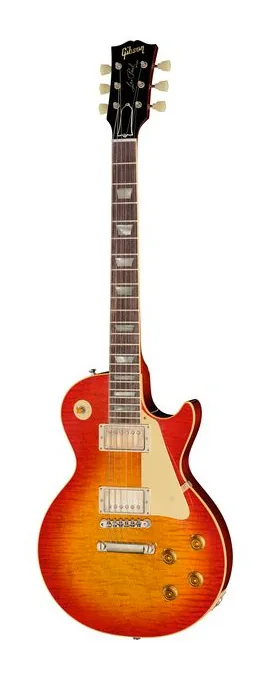 Gibson Les Paul 59 Washed Ch VOS #2 widziana od przodu