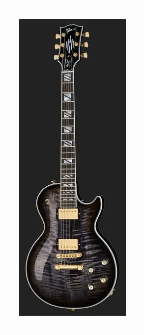 Gibson Les Paul Custom Long Scale EB, linie korpusu z góry