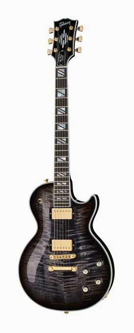 Gibson Les Paul Custom Long Scale EB z bliska od przodu