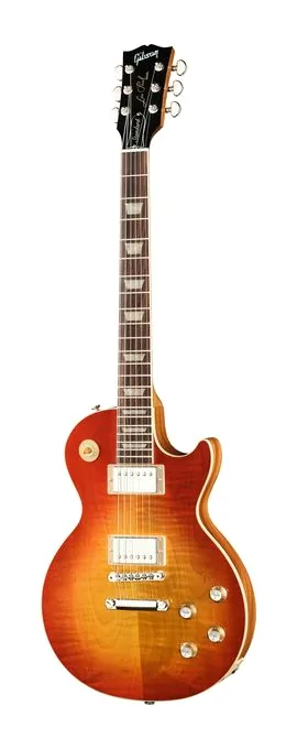 Gibson Les Paul Custom 70s Ebony sfotografowana frontalnie