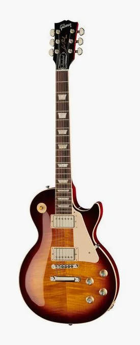 Gibson Les Paul 58 Bourbon Burst VOS sfotografowana frontalnie