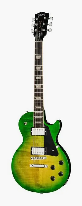 Gibson Les Paul Standard 50s FadedVTB ujęta od przodu na neutralnym tle