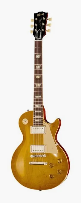 Gibson Les Paul Standard 50s HCS LH ujęta od przodu na neutralnym tle