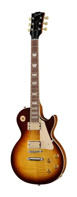 Gibson Les Paul Standard 50s DT TB ujęta od przodu na neutralnym tle