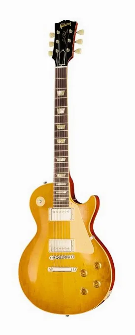 Gibson Les Paul 59 Kindred Burst UHA z bliska od przodu