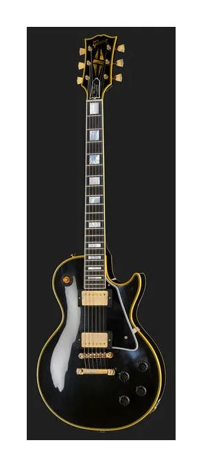 Gibson LP 57 Black Beauty VOS, linie korpusu z góry