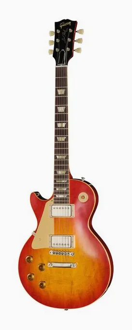 Gibson LP 58 Standard WC LH VOS z bliska od przodu