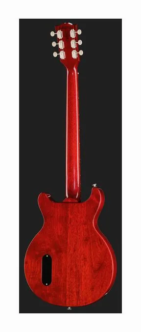 Gibson LP Junior Double Cut VC, główka z kluczami i logo
