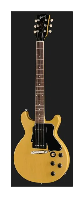 Gibson LP Special Double Cut TV Yello, przetworniki i gałki regulacji